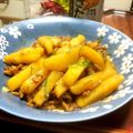 クックＦ8ＪＷ40☆'s cooksnap of when they made ピリッと☆豚挽肉とじゃがいもの豆板醤炒め.