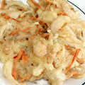 りっちょめ。's cooksnap of when they made 我が家の普通のかき揚げ.
