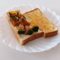 まんまるまうちゃん's cooksnap of when they made ❁南瓜の煮物トースト❁.