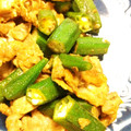 アブシンベル's cooksnap of when they made 簡単！豚肉とオクラの甘辛炒め.