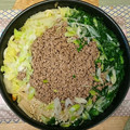 るい☆ゆい's cooksnap of when they made お鍋一つで簡単！すき焼き風そぼろうどん。.