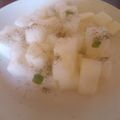 MOｰON's cooksnap of when they made キューブが可愛い♪やみつきカリカリ大根☆.