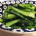 ☆はいびすかす☆'s cooksnap of when they made 小松菜のニンニク炒め♬.