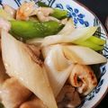 DR3104's cooksnap of when they made 超簡単、鶏皮と白ネギの炒め物.