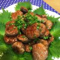 ピンラブチャイ's cooksnap of when they made 椎茸の肉詰め甘辛焼き.