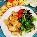 ももちゃんのれしぴ's cooksnap of when they made ローストチキンの♪簡単マヨ味ソース仕立て.