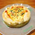もぴえ's cooksnap of when they made 野菜キッシュ　パーティー　冷凍パイシート.