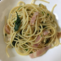 ポメちょん's cooksnap of when they made 白だしで☆ほうれん草とベーコン和風パスタ.