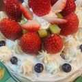 なおじ＊＊'s cooksnap of when they made クリスマスケーキ♬.