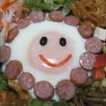 いこたん's cooksnap of when they made ✿お花が笑う目玉焼き✿.