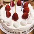 ルナMAMA梢's cooksnap of when they made クリスマス、誕生日に。簡単スポンジケーキ.
