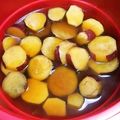 qoo0213's cooksnap of when they made さつまいも煮ゆず茶煮(レンジ圧力鍋).
