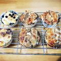 クロとベーグル's cooksnap of when they made 抹茶とホワイトチョコのホシノマフィン.