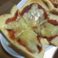 もりのりころ's cooksnap of when they made 材料４つ！簡単ピザトースト(^^).
