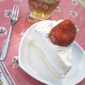 Yukitchens's cooksnap of when they made いちごと豆腐のレアチーズケーキ.