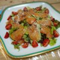 ジョリポン's cooksnap of when they made スモークサーモンとレタスのサラダ.