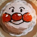 まむたま's cooksnap of when they made 誕生日☆子供向けアンパンマンケーキ.