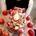 あやぴん＠ゆうかまむ's cooksnap of when they made オーブン不要の本格派☆ブッシュドノエル！.