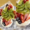 ☆華凛クック☆'s cooksnap of when they made カップケーキdeクリスマス♡リースケーキ.