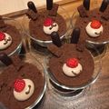 usahouse's cooksnap of when they made 簡単クリスマス☆トナカイのチョコケーキ♪.