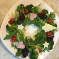 りさっぺ03's cooksnap of when they made クリスマス⭐簡単⭐リースサラダ.