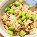 カオリンドル's cooksnap of when they made ﾏｼﾞうま✿枝豆のそぼろ炊き込みご飯✿.