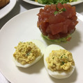 yc★'s cooksnap of when they made ゆでたまごの小さな前菜.