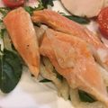shyoko's cooksnap of when they made 簡単！黒酢サーモンマリネ.
