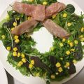 yc★'s cooksnap of when they made クリスマスに☆簡単リースサラダ.