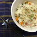 サキコバ's cooksnap of when they made 炊飯器で作るベーコンのピラフ.