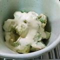 ゆうまいズ's cooksnap of when they made 柿とアボカドの味噌マヨヨーグルトサラダ！.
