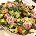 kuni02's cooksnap of when they made 生ハムローズのクリスマスリースサラダ.
