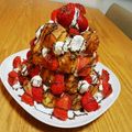 tacocoharu's cooksnap of when they made クリスマスにも！クロカンブッシュ.