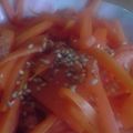 優姫yuki's cooksnap of when they made めっちゃ簡単★人参の塩炒め★弁当にも.