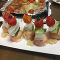 ☆taimama☆'s cooksnap of when they made サーモンdeクリスマスツリーのピンチョス.