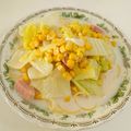 sy1's cooksnap of when they made 簡単☆白菜とコーンのクリームスープパスタ.