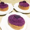 ruruxx's cooksnap of when they made ♪紫芋のモンブラン♪.