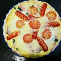mebarunba's cooksnap of when they made 簡単楽ちんキッシュ.