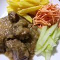 柳さき's cooksnap of when they made 牛肉のビール煮★stoofvlees.