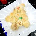 あやここ's cooksnap of when they made 捏ねずに簡単♡ふわふわ〜ツリーちぎりパン.