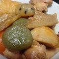 ♡ラメミュール♡'s cooksnap of when they made 里芋ゴボウ鶏.