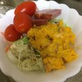 ちぃぽこ0903's cooksnap of when they made 簡単★おかずになるかぼちゃサラダ.