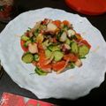 SUI＊KOH's cooksnap of when they made トマト・きゅうり・たこのさっぱりマリネ.