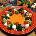 もじゃこてつー's cooksnap of when they made クリスマス♪簡単パーティーリースサラダ.