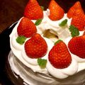 たくまぁ's cooksnap of when they made 1人1個♪簡単クリスマスケーキ.