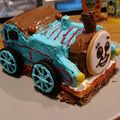 はなもも３'s cooksnap of when they made 機関車ケーキ（立体Ver.）.