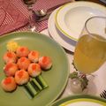 skjko's cooksnap of when they made クリスマスに☆簡単かわいい手まり寿司.