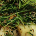 クックXA24VU☆'s cooksnap of when they made 豆苗とジャガイモのじゃこ炒め☆.