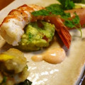 真さん's cooksnap of when they made ちょい辛✿ワカモレとエビの前菜　.