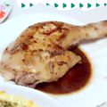 クックJBDD67☆'s cooksnap of when they made ＊クリスマス＊　クリスマスチキン (ローストチキン ～骨付き鶏もも肉のロースト).